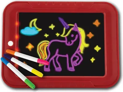 Zdjęcie produktu dla Tablet do rysowania, magiczny, kreatywny pad dla dzieci, podświetlenie led
