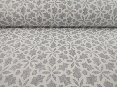 Dekzeil Stoffering 1,45 x 2,80 m, Stellates-grau, Baumwolle