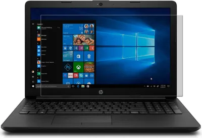 Produktbild von 3x Schutzfolie HP Notebook 15-da0105ng Antireflex Displayschutzfolie Antifingerprint