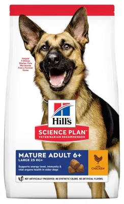 Produktbild von Science Plan Hundefutter Für Erwachsene, Ausgewachsene Hunde Ab 6 Jahren, Grosse Hühnchenrassen - Hill's
