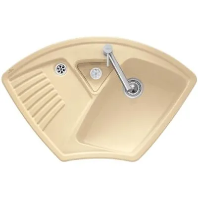 Produktbild von Villeroy & Boch Keramikspüle 672901AM, Arena Eck Eckspüle - inkl.