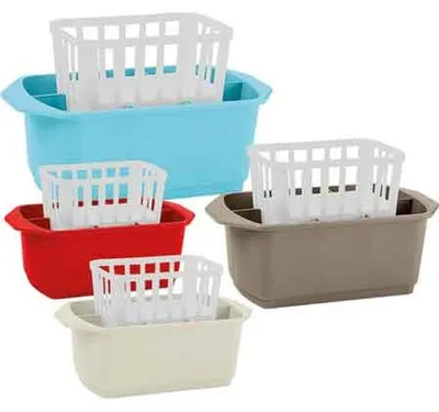 Obrázok produktu pre Obdĺžniková odkvapkávačka na riad, rozmery 24 x 13 x 14 cm (v)