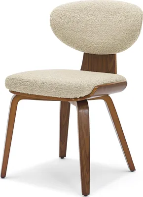 Produktbild von Esszimmerstuhl GLENDA – Beige/Walnuss