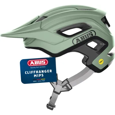 Zdjęcie produktu dla ABUS Kask MTB Cliffhanger MIPS zielony rozmiar M