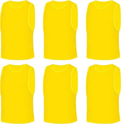 Produktbild von Fußball-Trainingsweste, Größe M, atmungsaktives Mesh-Material, für das Training