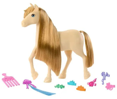 Produktbild von Mattel HXJ36 - Barbie - Mysteries: Die große Pferdejagd - Pferd und Zubehör