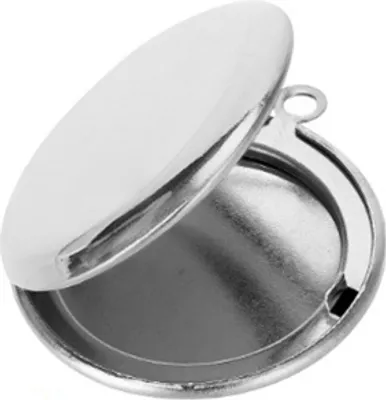 Produktbild von INF Halskette mit rundem Fotomedaillon aus Edelstahl Silber