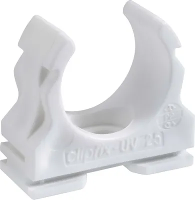 Image de 50 pièces Collier de serrage en plastique stabilisé aux UV - Collier de serrage pour câble et tuyau 25mm clipfix-UV 25 ws