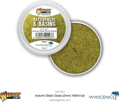 Produktbild von Warlord Games - Battlefields & Basing Autumn 2mm Static Grass (180ml)