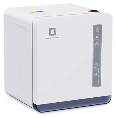 Produktbild von Handtuchwärmer Elektrisch mit UV Sterilisator, 8L Handtuchheizkörper Elektrisch bis zu 24 Handtücher für Friseursalon & Kosmetikstudio, HW208W (Weiß)