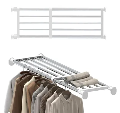 Imagen del producto de Sistema de armario extensible con barras – Perchas ajustables