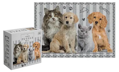 Image de INTERDRUK Puzzle Mlata : chiots et chatons 250 pièces