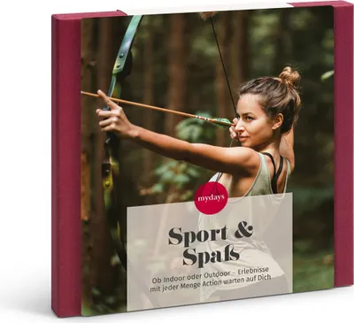 Produktbild von mydays Geschenkbox Sport & Spaß; Erlebnis verschenken oder selbst erleben; Gutschein für 1 Person(en)