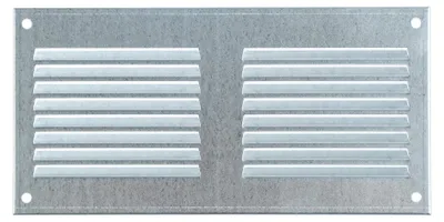 Produktbild von Lüftungsgitter, 200 x 100 mm, aus verzinktem Stahl mit Nagetierschutz