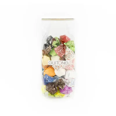 Produktbild von Gustone Schokoladentrüffel Collection Pralinen-Tüte mit 32 Stück - Tartufi Dolci Mix Set 3 von Antica Torroneria Piemontese  448g