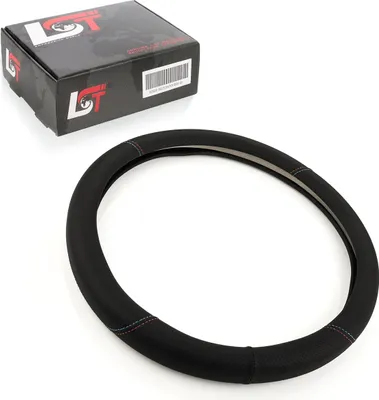 Produktbild von Lenkradbezug Ø 38x9 cm schwarz rot blau für ALFA ROMEO für SUBARU für TOYOTA