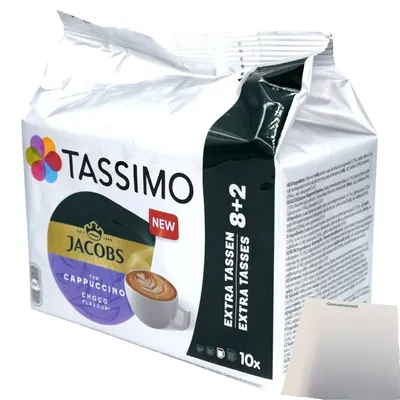 Produktbild von Tassimo Cappuccino Choco (160/10g Packung) + usy Block