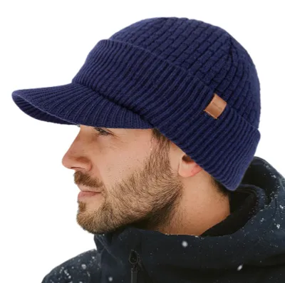 Productafbeelding van Omgoods - PolarWool Merino Wol Beanie voor Winter met Fleece Voering