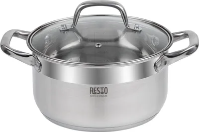 Image de Resto Kitchenware Libra, 2.6 l, Rond, Acier inoxydable, Verre, Acier inoxydable, Acier inoxydable, Acier inoxydable, Acier inoxydable