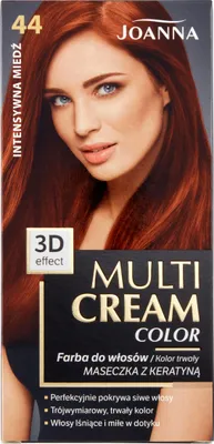 Zdjęcie produktu dla Farba Do Włosów Joanna Multi Color 3D Miedziana Intryga 44