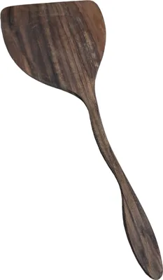 Produktbild von Walnussholzspatel 32 cm | Bratwender aus Holz | Natur Küchenlöffel | Ökologische Küchenutensilien | Nussbaum