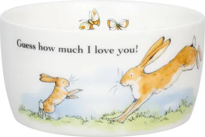 Image de Könitz Müslischale Guess how much I love you, Schale, New Bone, Braun, 380 ml, 1192652902