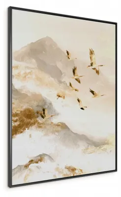 Obrázek produktu pro STYLER Obraz na stěnu 60x80 cm Decobox v rámu "floating", prémiová dekorace do obývacího pokoje, ložnice nebo kanceláře, abstraktní styl, Decobox