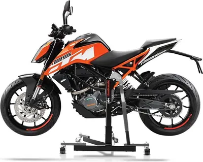 Zdjęcie produktu dla Stojak centralny CS Power Evo do KTM 125 / 390 Duke 17-23 Grey