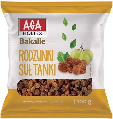 Immagine prodotto di Aga Holtex Uvetta Sultana 100 g Frutta secca