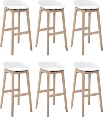 Immagine prodotto di Set di sgabelli da bar in legno RIVA da 65 cm