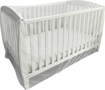 Obrázok produktu pre Detská postieľka s moskytiérou Deconet, D150xŠ90cm, biela, detská