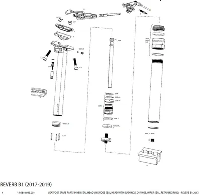 Immagine prodotto di Testa di tenuta RockShox Reverb B1