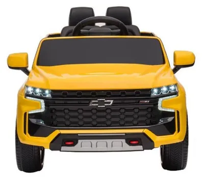 Obrázek produktu pro ES-Toys Dětské elektrické auto Chevrolet Tahoe EVA Pneumatiky Koženka Sedák Tlumič Žlutý