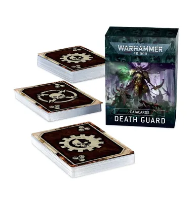 Produktbild von Warhammer 40.000 Death Guard Datacards Englisch