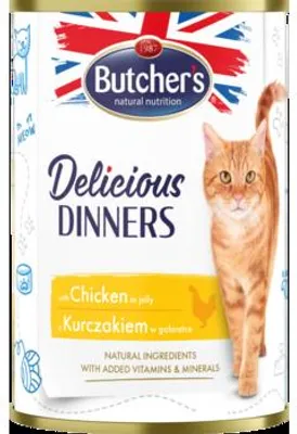 Zdjęcie produktu dla Butcher's Delicious Dinners Kurczak w Galaretce dla Kota 400g