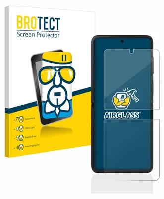 Produktbild von BROTECT Schutzglas für Oppo Find N2 Flip Schutzfolie Panzer Folie Glas Display Schutz klar