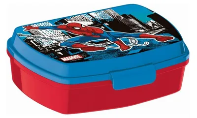 Zdjęcie produktu dla Pojemnik na lunch dla dzieci Spiderman - pojemnik na lunch szkolny