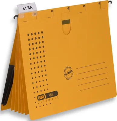 Produktbild von Organisationshängehefter chic Ultimate 5 Stück gelb Packung mit 5 Stück