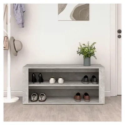 Produktbild von Schuhregal Betongrau 100 x 35 x 45 cm