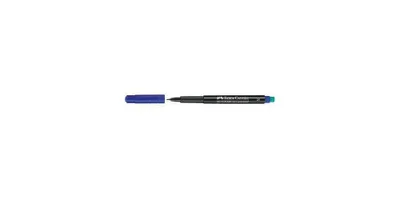 Produktbild von FABER-CASTELL Marker Multimark permanent S blau