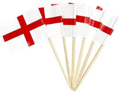 Zdjęcie produktu dla Zestaw flag europejskich – 100 sztuk – patyczki do koktajli – dekoracje świąteczne – dekoracje tematyczne – Anglia – akcesoria imprezowe – różne flagi.