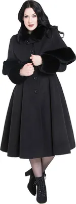 Immagine prodotto di Cappotto Hell Bunny Cappotto Capulet da donna nero XL