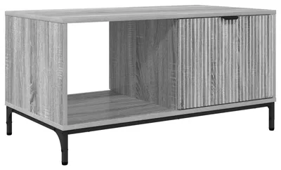 Immagine prodotto di vidaXL Tavolino da caffè Sonoma grigio, 90 x 49 x 46 cm, materiale composito di legno