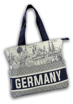 Immagine prodotto di navy beige Borsa Robin Ruth cotone poliestere D2OTG3007M
