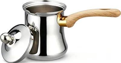 Kaffeekanne Cezve 720 ml Edelstahl mit Deckel