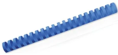 Produktbild von GBC CombBind Plastikbinderücken, blau, 22mm (100), Blau, 210 Blätter, Polyvinylchlorid (PVC), A4, 100 Stück(e)