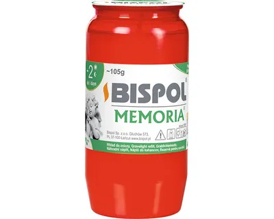 Image de Recharge pour lampe de cimetière MEMORIA huile 105g d5x10cm