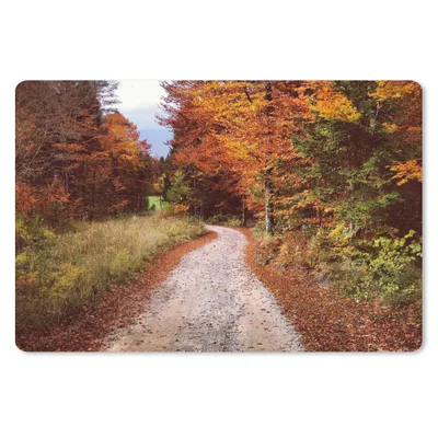 Produktbild von MuchoWow® Mauspad Mousepad Herbst - Herbstblätter - Weg - Wald 27x18 cm - Mousepads - Maus Mat - Pad - Mausunterlage - Büroartikel - Desk Matten