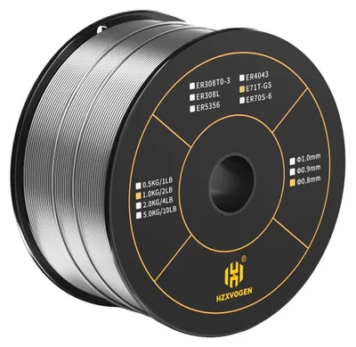 Produktbild von MIG-Schweißdraht, 0,8 mm Durchmesser, 1 kg Gewicht, 1 Rolle Flussmittelkern, 0,8mm