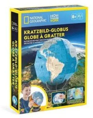 Produktbild von NATIONAL GEOGRAPHIC Kratzbild Globus